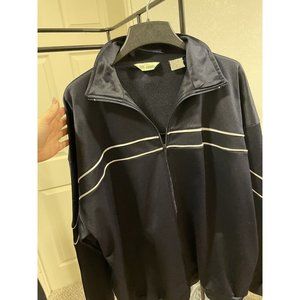 Vintage Haband Blue Casual Athletic Leisure Zip Up Jacket 2XL Excellent‎ Cond.
